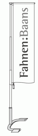 Fahnenmast befahrbar Mobil