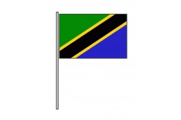 Tansania Hissflagge