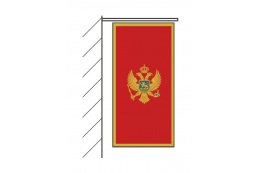 Montenegro Hängefahne
