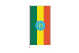 Äthiopien Hochformatfahne