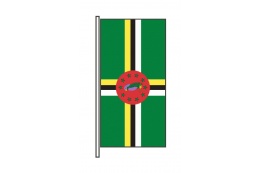 Dominica Hochformatfahne