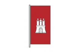 Hamburg Hochformatfahne