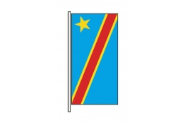 Kongo (Demokratische Republik-) Hochformatfahne