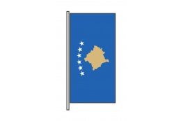 Kosovo Hochformatfahne