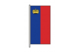 Liechtenstein Hochformatfahne