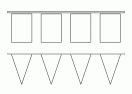 Fähnchenwimpelkette