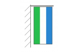 Sierra Leone Hängefahne