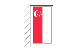 Singapur Hängefahne
