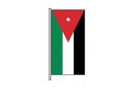 Jordanien Hochformatfahne