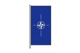 NATO Hochformatfahne