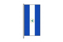 Nicaragua Hochformatfahne