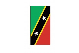 St. Kitts und Nevis Hochformatfahne