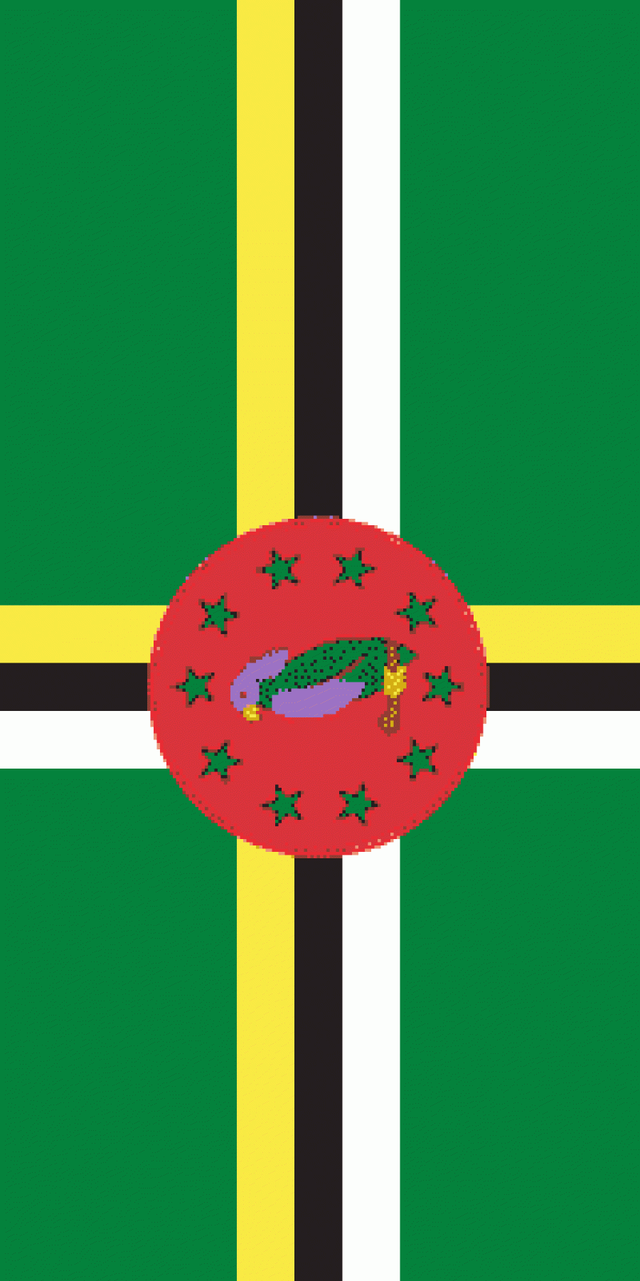 Dominica – Nationalflaggen / Organisationen – Fahnen:Baans